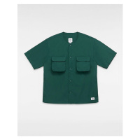 VANS Premium Cargo Woven Short Sleeve Shirt Unisex Green, Size