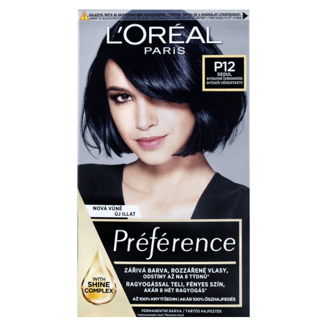 L'Oréal Paris Barva na vlasy Préférence Black Pearls Odstín: P12 Black Blue