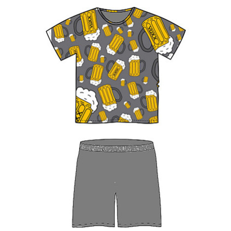 Lonka Koffing Pánské pyžamo s krátkým rukávem BM000001092900100683 pivo