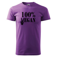 DOBRÝ TRIKO Pánské tričko 100% vegan s černým potiskem