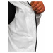 Bílá pánská přechodová sportovní bunda s kapucí Bolf 6172
