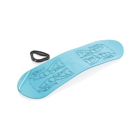 KUBIsport snowboard dětský plastový, azurový