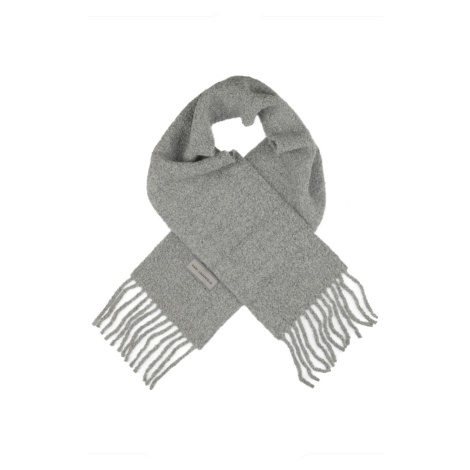 Šála karl lagerfeld k/essential boucle scarf šedá
