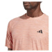 adidas TRAIN ESSENTIALS TEE Pánské tréninkové tričko, oranžová, velikost