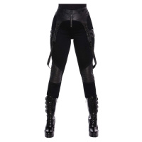kalhoty dámské KILLSTAR - Outshined Denim Jeans - BLACK