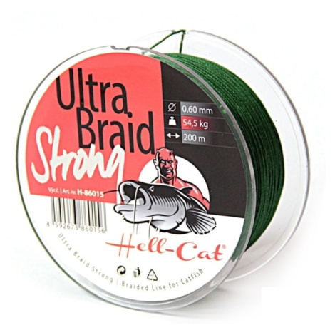 Hell-Cat Splétaná šňůra Ultra Braid Strong - 0,60mm 200m