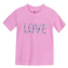 Dívčí tričko na koupání COLOR KIDS T-shirt W. Print, begonia pink