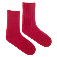 Vlněné ponožky Vlnáč rebro vínové Fusakle