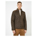 Koton Winter Jacket - Brown - Double-breasted