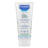 Mustela Bébé 2-In-1 Hair & Body Shampoo šampon a sprchový gel 2v1 pro děti 200 ml