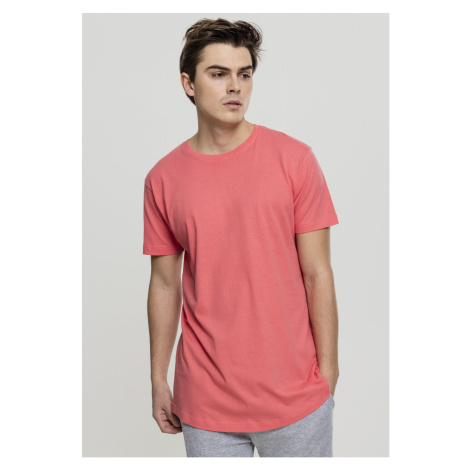 Pánské tričko krátký rukáv // Urban Classics Shaped Long Tee coral