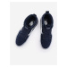 Bílo-modré pánské kotníkové semišové boty VANS Filmore Hi