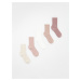 Reserved - Bavlněné ponožky 5 pack - Růžová