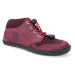 Barefoot dětské kotníkové boty Blifestyle - Tapir nubuk textil berry