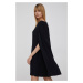 Šaty Lauren Ralph Lauren černá barva, mini, přiléhavá, 253855210005