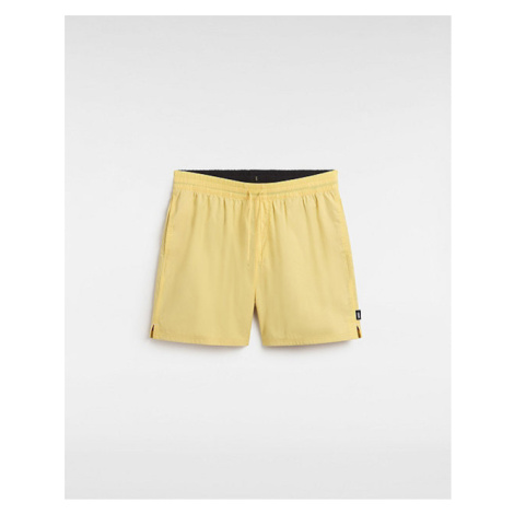 VANS Primary Solid Elastic Boardshorts Men Yellow, Size