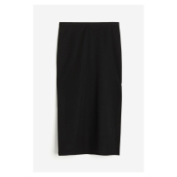 H & M - Pouzdrová sukně z kepru - černá