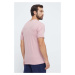 Bavlněné tričko Burton růžová barva, s potiskem