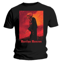 Marilyn Manson Tričko Mad Monk Unisex Black