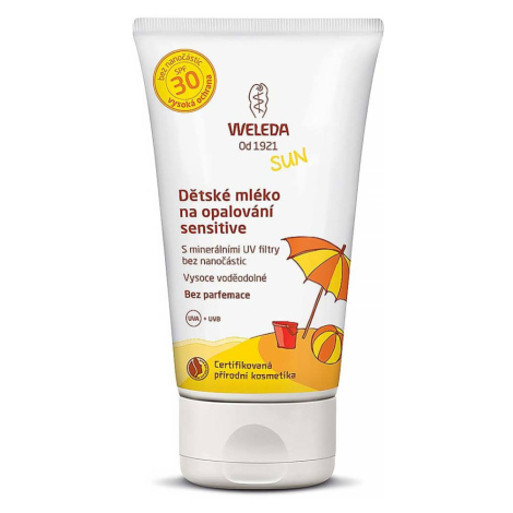 WELEDA Dětské mléko na opalování SPF 30 sensitive 150 ml