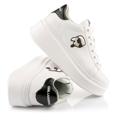 Tenisky karl lagerfeld anakapri karl nft lo lace white lthr