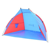 RoyoKamp Plážový stan 200 × 100 × 105 cm, červeno-modrý