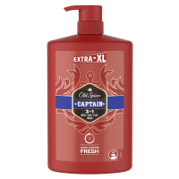 Old Spice Captain Sprchový gel a šampon pro muže s tóny santalového dřeva a citrusů 1000 ml