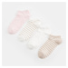 Sinsay - Sada 4 párů ponožek - Vícebarevná