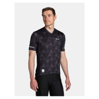 Černý pánský vzorovaný cyklistický dres Kilpi SALETTA-M