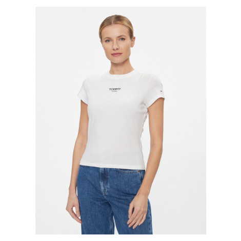 Tommy Jeans dámské bílé tričko Tommy Hilfiger