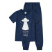 Garnamama chlapecké pyžamo s potiskem svítícím ve tmě md122491_fm7 tmavě modrá