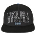 Hustle Life Cap černá/mc