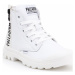 Palladium Pampa Ubn Zips Lth Bílá