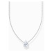 Thomas Sabo KE2213-051-14-L45V Silver necklace with white drop pendant