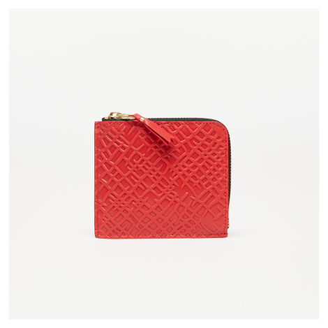 Peněženka Comme des Garçons Embossed Roots Wallet Red