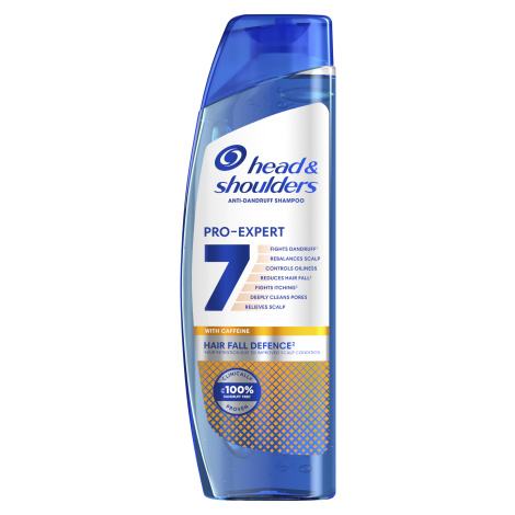 Head & Shoulders Anti-Dandruff Shampoo Pro-Expert 7 Hair Fall Defense, Šampon s kofein proti lup