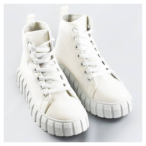 Bílé šněrovací boty (XA060) Via Giulia