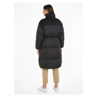 Černý dámský prošívaný kabát Tommy Hilfiger New York Puffer Maxi