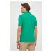 Bavlněné polo tričko Lyle & Scott zelená barva