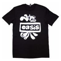 Oasis tričko, Logo Splat Black, pánské