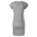 Malfini Freedom Dámské bavlněné šaty 178 tmavě šedý melír