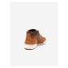 Hnědé pánské kotníkové kožené boty v semišové úpravě Ralph Lauren Polo Sneaker Boot