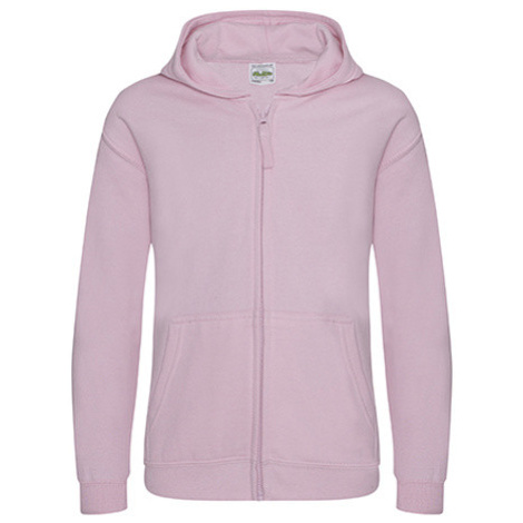 Just Hoods Dětská mikina na zip JH050J Baby Pink