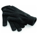 Zimní rukavice s dotykem na mobil - černé