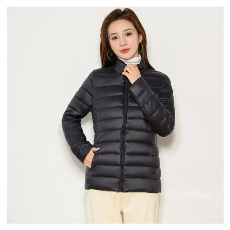 Dámská zimní bunda – zateplený krátký kabát slim