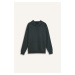 DEFACTO Oversize Wide Pattern Hooded Kangaroo Pocket Basic Plain Sweatshirt