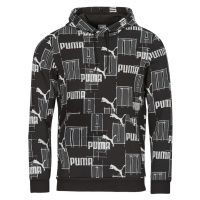 Puma ESS+ LOGO LAB AOP HOODIE FL Černá