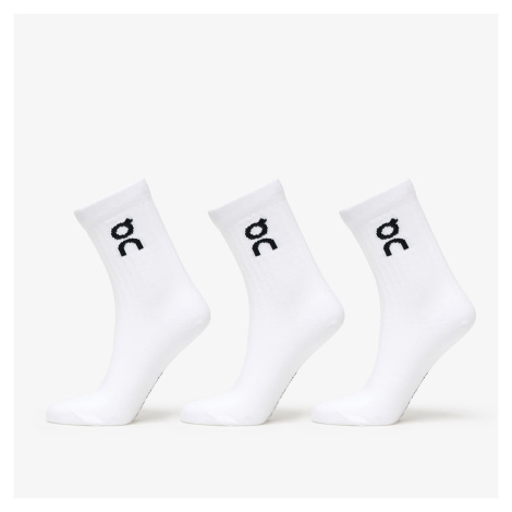 Ponožky On Logo Sock 3-Pack White