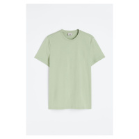 H & M - Tričko z bavlny pima Slim Fit - zelená