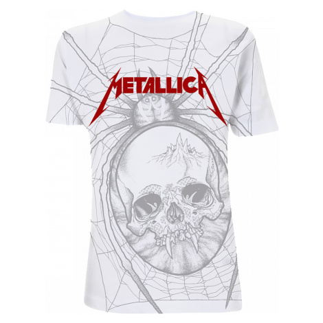 Metallica tričko, Spider White, pánské Probity Europe Ltd